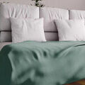 Linge de maison sur Grenoble : Plaids, jet&eacute;s Soleil D'Ocre Adele Vert 140x200 cm,220x240 cm,180x220 cm. . Maison & D&eacute;co > Plaids, jet&eacute;s.