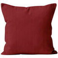 Linge de maison sur Grenoble : Housses de coussins Soleil D'Ocre Alix Rouge 40x40 cm. . Maison & D&eacute;co > Housses de coussins.