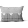 Coussins Soleil D'Ocre Love Gris 30x50 cm. . Maison & D&eacute;co > Coussins.