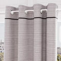 Linge de maison sur Grenoble : Rideaux, stores Soleil D'Ocre Pierre Noir 140x240 cm,140x300 cm. . Maison & D&eacute;co > Rideaux, stores.