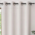 Linge de maison sur Grenoble : Rideaux, stores Soleil D'Ocre Panama Blanc 140x240 cm. . Maison & D&eacute;co > Rideaux, stores.