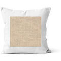 Linge de maison sur Grenoble : Coussins Soleil D'Ocre Jute Blanc 40x40 cm. . Maison & D&eacute;co > Coussins.