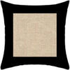 Coussins Soleil D'Ocre Jute Noir 40x40 cm. . Maison & D&eacute;co > Coussins.