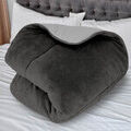 Linge de maison sur Grenoble : Couettes Intemporel Bicolore Gris 140x200 cm,220x240 cm,240x260 cm. . Maison & D&eacute;co > Couettes.