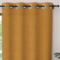 Linge de maison sur Grenoble : Rideaux, stores Soleil D'Ocre Panama Jaune 140x240 cm,140x300 cm. . Maison & D&eacute;co > Rideaux, stores.