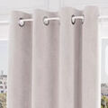 Linge de maison sur Grenoble : Rideaux, stores Soleil D'Ocre Velvet Beige 140x240 cm. . Maison & D&eacute;co > Rideaux, stores.