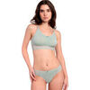 Triangles / Sans armatures Admas Ensemble brassi&egrave;re et string Studio Vert