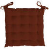 Galettes de chaise Soleil D'Ocre Panama Rouge 40x40 cm. . Maison & D&eacute;co> Galettes de chaise.