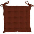 Linge de maison sur Grenoble : Galettes de chaise Soleil D'Ocre Panama Rouge 40x40 cm. . Maison & D&eacute;co> Galettes de chaise.