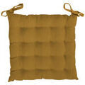 Galettes de chaise Soleil D'Ocre Velvet Jaune 40x40 cm. . Maison & D&eacute;co> Galettes de chaise. Grenoble