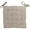 Galettes de chaise Soleil D'Ocre Arthur Beige 40x40 cm. . Maison & D&eacute;co> Galettes de chaise.