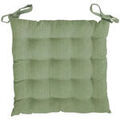 Galettes de chaise Soleil D'Ocre Velvet Vert 40x40 cm. . Maison & D&eacute;co> Galettes de chaise. Grenoble