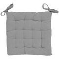 Galettes de chaise Soleil D'Ocre Panama Gris 40x40 cm. . Maison & D&eacute;co> Galettes de chaise. Grenoble