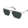 Lunettes de soleil Xlab Cuba Lunettes de soleil, Argent/Vert G15, 60 mm Argent&eacute; Grenoble