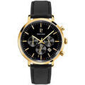 Hommes sur Grenoble : Montre Pierre Lannier Montre Homme BARON Noir Cuir Noir