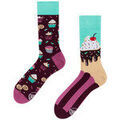 Chaussettes sur Grenoble : Chaussettes Many Mornings Chaussettes CUPCAKE Marron
