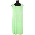 Robes sur Grenoble : Robe courte Saint Laurent Robe en lin verte