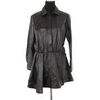 Robe courte Iro Robe en cuir noire