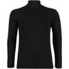 T-shirt Eminence Tee-shirt col roul&eacute; manches longues pur coton Noir