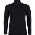 Tee-shirts sur Grenoble : T-shirt Eminence Tee-shirt col roul&eacute; manches longues pur coton Noir