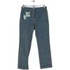 Pantalon Dior Pantalon droit en coton bleu