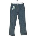 Pantalons sur Grenoble : Pantalon Dior Pantalon droit en coton bleu