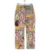 Pantalon Christian Lacroix Pantalon slim en soie multicolore