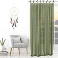 Linge de maison sur Grenoble : Voilages Soleil D'Ocre SPIRIT Kaki 140x240 cm. . Maison & D&eacute;co> Voilages.