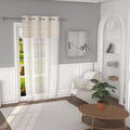 Linge de maison sur Grenoble : Voilages Soleil D'Ocre Elena Beige 140x240 cm. . Maison & D&eacute;co> Voilages.