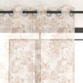 Linge de maison sur Grenoble : Voilages Soleil D'Ocre Kenya Beige 140x240 cm. . Maison & D&eacute;co> Voilages.