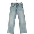Jeans sur Grenoble : Jeans flare / larges 7 for all Mankind Jean large en coton bleu