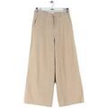 Pantalon Reformation Jean large en coton beige Pantalons sur Grenoble : Pantalon Reformation Jean large en coton beige