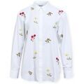 Chemises sur Grenoble : Chemise Object Jelena Shirt - White Embroidery