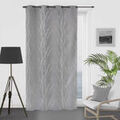 Linge de maison sur Grenoble : Voilages Soleil D'Ocre Liane Gris 140x240 cm. . Maison & D&eacute;co> Voilages.