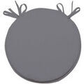 Linge de maison sur Grenoble : Galettes de chaise Soleil D'Ocre Alix Gris Diam 40 cm. . Maison & D&eacute;co> Galettes de chaise.