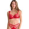 Corbeilles & balconnets Lisca Soutien-gorge armatur&eacute; MIRACLE Rouge