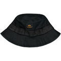 Chapeaux sur Grenoble : Chapeau Alpha Industries Washed Out Bucket Hat - black