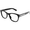 Lunettes de soleil Saint Laurent SL 663 Cadres Optiques, Noir/Transparent, 53 mm