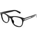 Lunettes sur Grenoble : Lunettes de soleil Saint Laurent SL 663 Cadres Optiques, Noir/Transparent, 53 mm