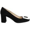 Chaussures &agrave; talons femme sur Grenoble : Chaussures escarpins Prada Ballerines en daim noires