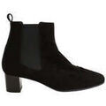 Bottes femme sur Grenoble : Bottines Stuart Weitzman Boots en daim noir