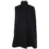 Manteau Bash Cape en laine noire