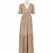 Robe Bash Robe en soie beige