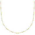 Collier Brillaxis Collier petites boules dor&eacute;es plaqu&eacute; or Jaune Grenoble