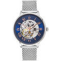 Hommes sur Grenoble : Montre Pierre Lannier Coffret Homme AUTOMATIC Bleu Cuir Brun