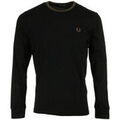 T-shirt Fred Perry Long Sleeved Twin Tipped Tee Shirt