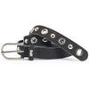 Ceinture Dogg Ceinture en cuir LE TEMPS DES CERISES STUDY Black