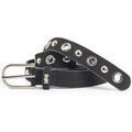 Ceintures sur Grenoble : Ceinture Dogg Ceinture en cuir LE TEMPS DES CERISES STUDY Black