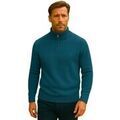 Pull Billtornade - Pull demi zip - bleu