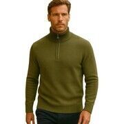 Pull Billtornade - Pull demi zip - kaki